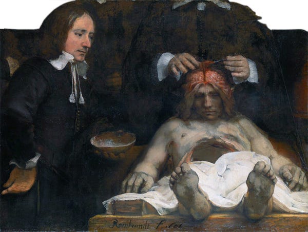 The Anatomy Lesson of Dr. Deijman by Rembrandt van Rijn (Wikimedia)