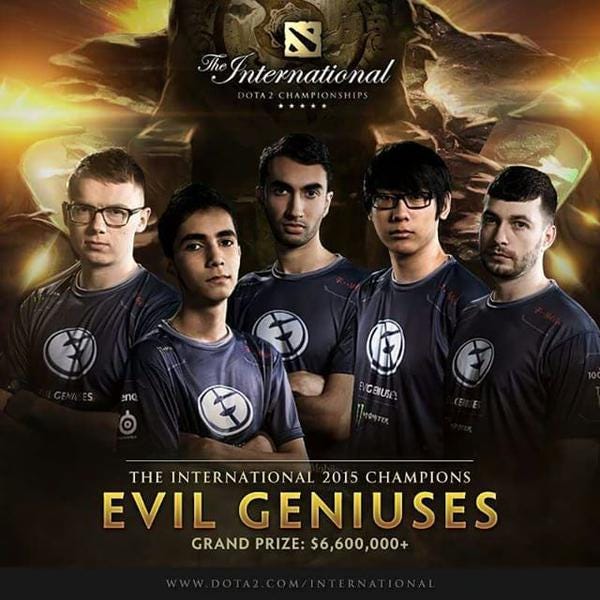 Evil Geniuses (2015) via dota2.tgbus.com