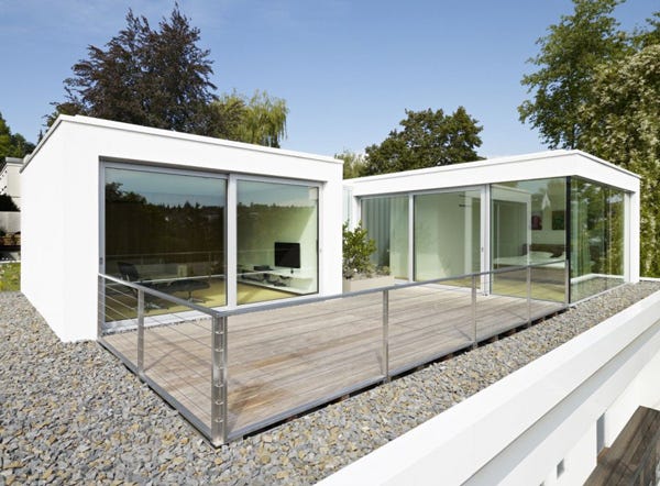 glass bathroom