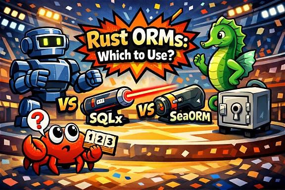 The Ultimate Rust ORM Comparison 2026: Diesel vs SQLx vs SeaORM vs Rusqlite — Pick Your Powerhouse!