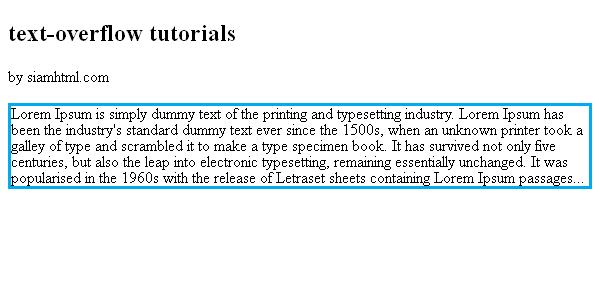 ellipsis for multi-lines with javascript worked even resized