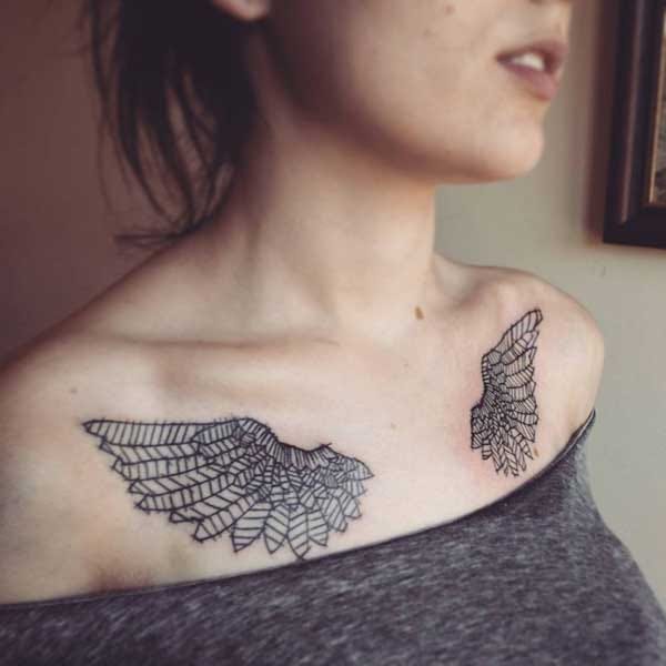 foam tattoo wing models for woman