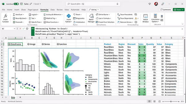Run Python Directly in Excel Using =PY(), xl(), and pandas — No Setup Needed