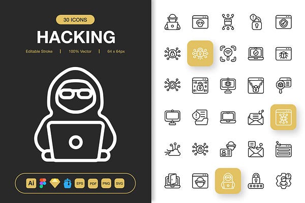 Hacking Icons Graphics