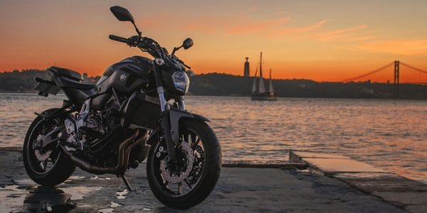 Beginner motorcycle Yamaha MT-07