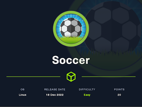 HTB — Soccer