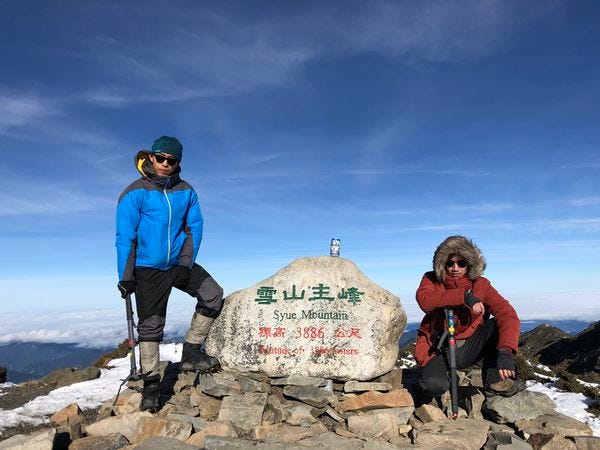 雪山行程 雪山主峰 雪山東峰兩天一夜 雪季登百岳
