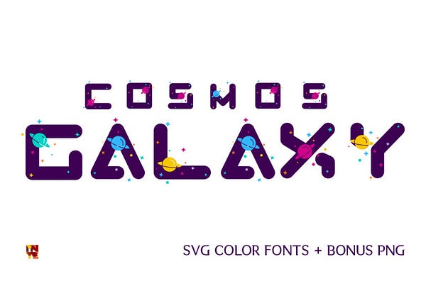 Cosmos Galaxy Font Free Download
