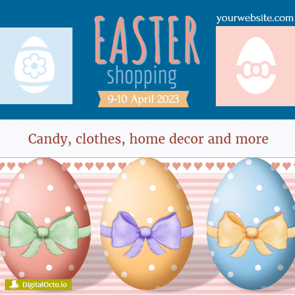 Easter shopping - promotion