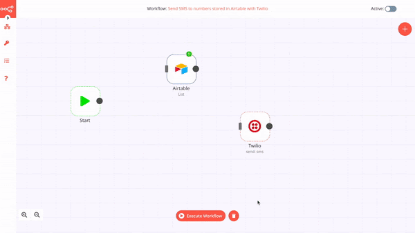 Connecting the nodes