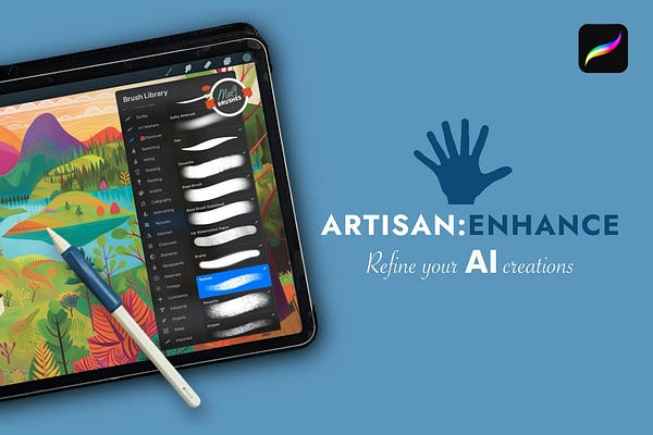 Artisan Enhance Procreate Brushes Add-ons