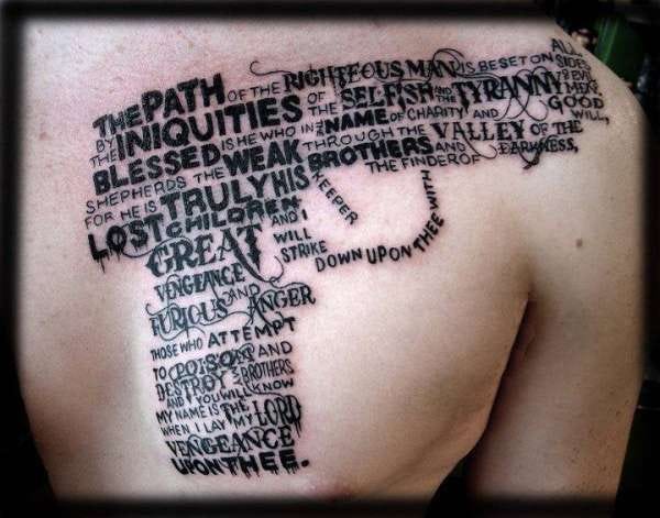 Phrase tattoo 25