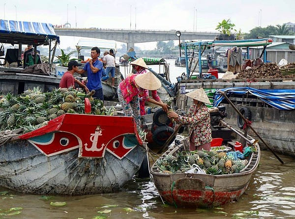 Mekong Delta Floating Markets