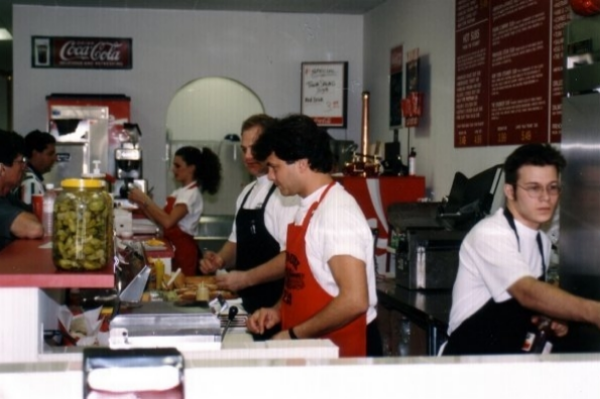 The dynamic duo behind the counter.