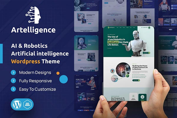 Artelligence | AI & Robotics WordPress Theme (WordPress / Themes)