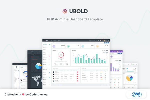UBold — PHP Admin & Dashboard Template