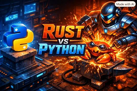 Python was for Humans. Rust is for AI. Here is Why. ⚡