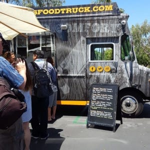 One of the multiple food truck options over the weekend