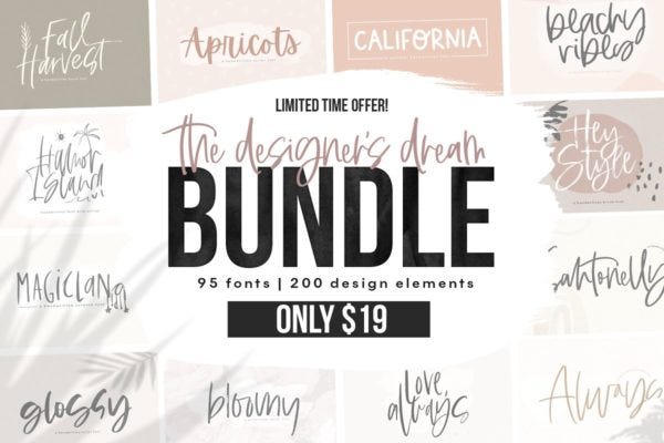 The Designer's Font BUNDLE