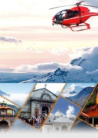 Do Dham Yatra Package by Helicopter — Cost Itinerary & Booking Gui