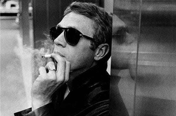 Just a reminder that you will never be as cool as Steve McQueen.