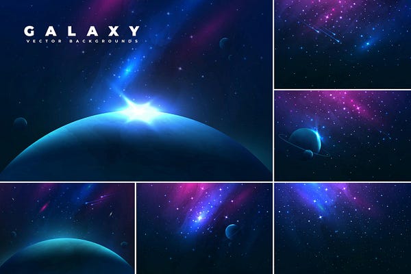 Abstract Space Backgrounds Graphics