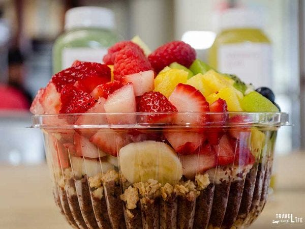 Healthy restaurants in Charlotte NC 7th Street Public Market Ricos Acai