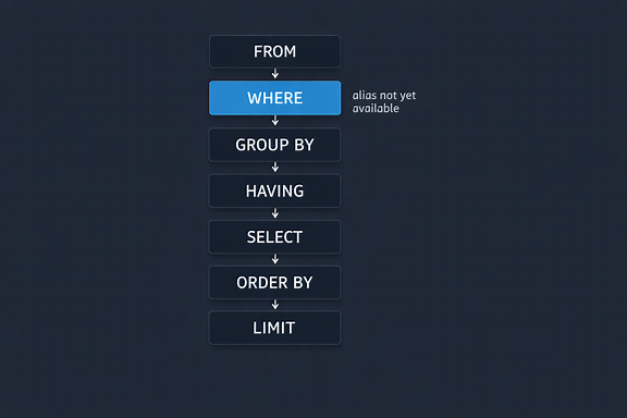 Why WHERE Can’t See Your SELECT Alias
