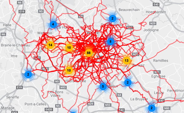 Profil cartographique de Lionel Dricot