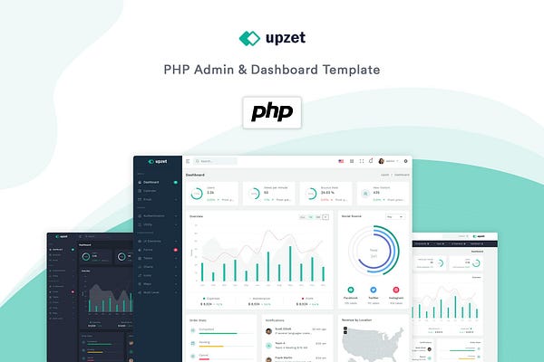 Upzet Admin Templates Web Templates