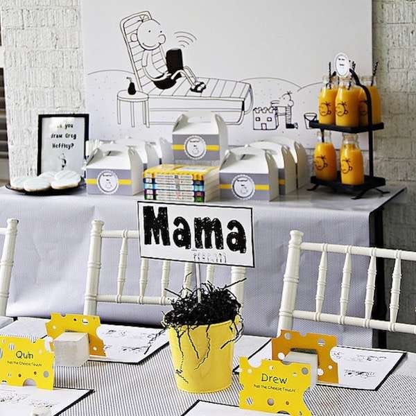 Diary of a Wimpy Kid Themed Kids Party Yombu