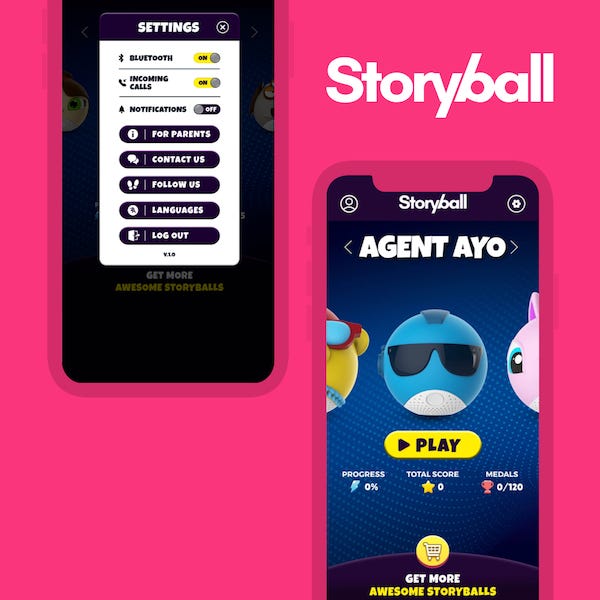 Missions for Kids Guided by Smart Ball by Storyball (Israel) built by Wolfpack Digital