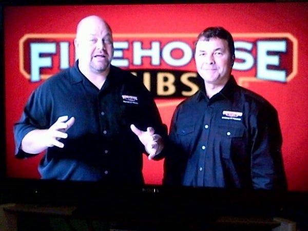 Sorensens in the spotlight! Co-founders featured in the first Firehouse Subs TV commercial.