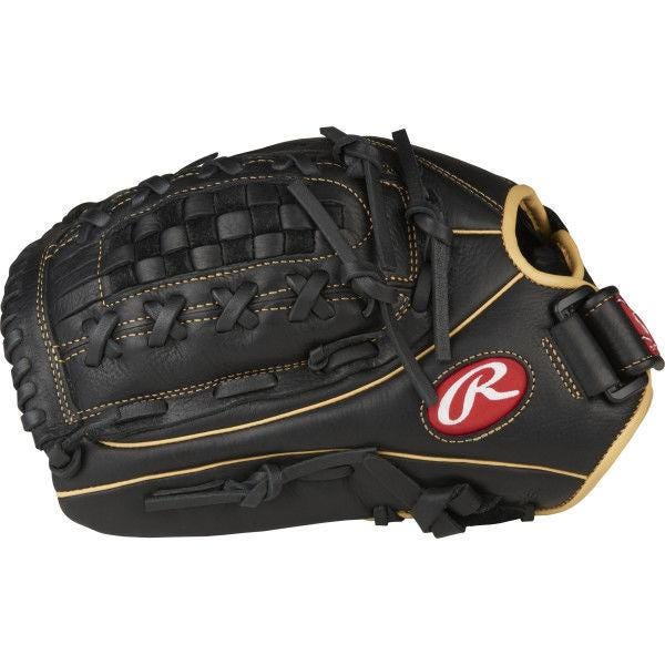 Rawlings Shut Out Right Hand Double-Laced Basket-Web 12-1/2 Softball Gloves