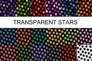 Transparent Stars Seamless Pattern Free Download