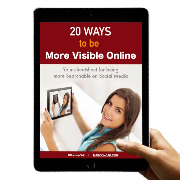 20 Ways to be more Visible Online!