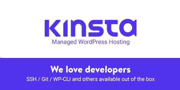 Kinsta we love developers