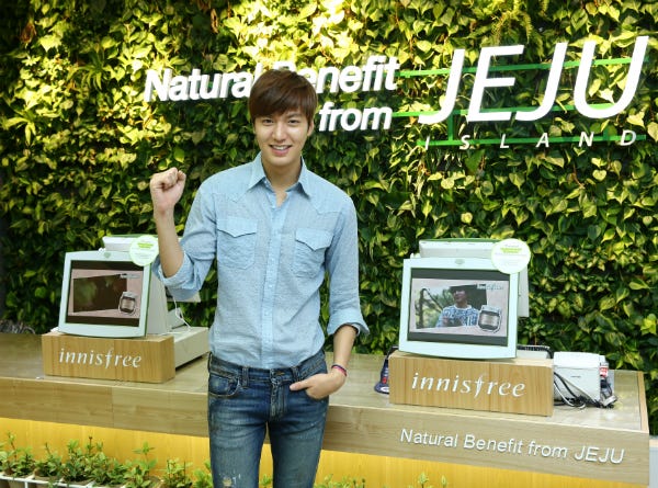 6 Most Popular Brands of Korean Beauty Products You Should Be Using - Innisfree Lee Min Ho