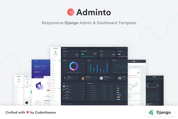 Adminto — Django Admin Dashboard Template