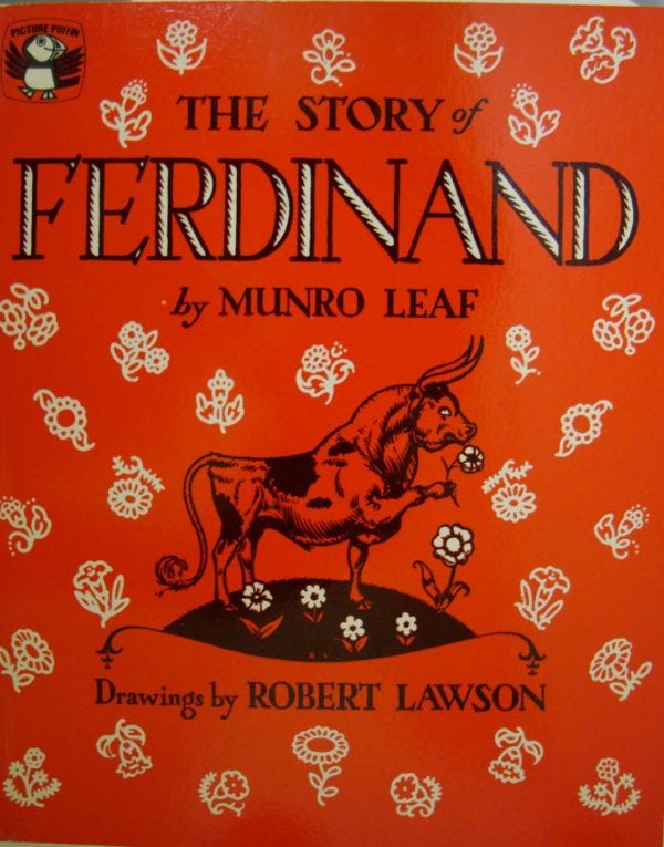 The Story of Ferdinand, by Munro Leaf