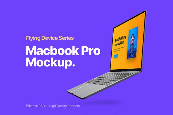 MacBook Pro Mockup 1.0 Product Mockups Graphic Templates