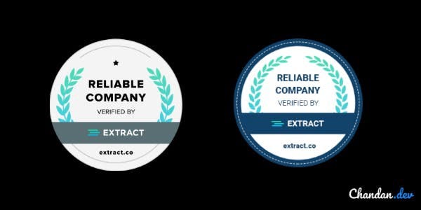 extract trust badges