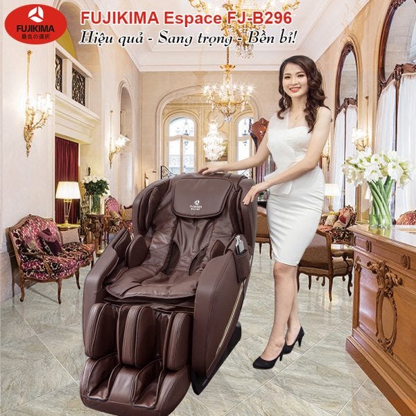Thanh lý ghế massage Fujikima B296 mới 100% — 091.394.4284 giá rẻ nhất thị trường (Fujikima Espace FJ-B296)