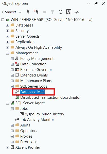 Database Mail in SQL Server 2022