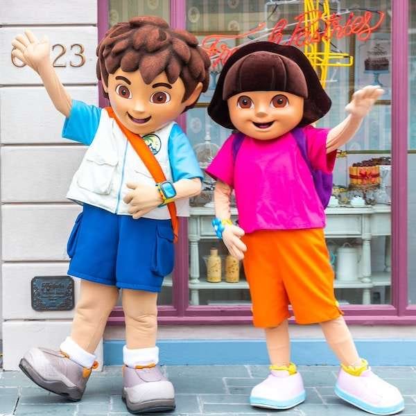 Dora the Explorer Kids Party Mascots Yombu