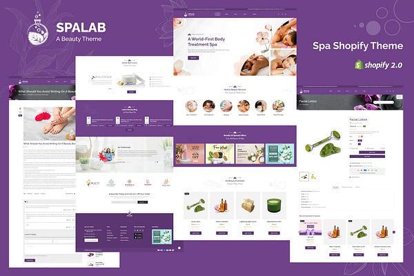 Spa Lab Shopify CMS Templates