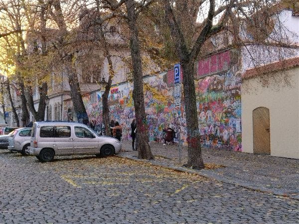 Visiting Prague - John Lennon Wall
