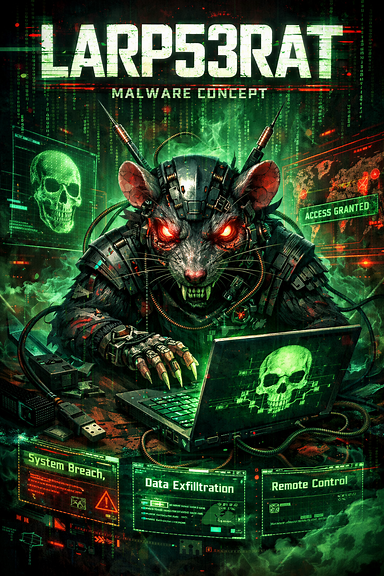 Analysis of LARP53RAT (leading to Ransomware type operations)