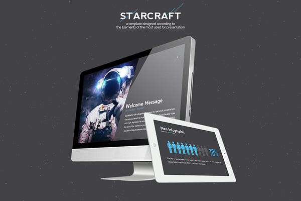Starcraft Google Slides Template (Presentation Templates)